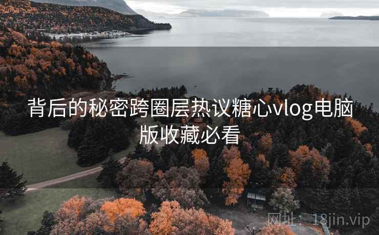背后的秘密跨圈层热议糖心vlog电脑版收藏必看
