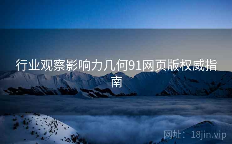 行业观察影响力几何91网页版权威指南  第2张