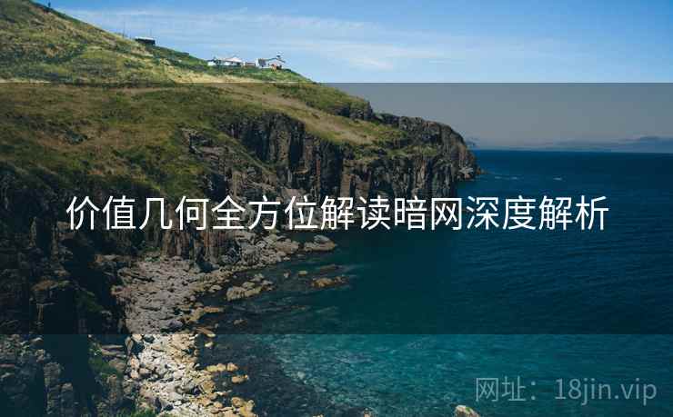 价值几何全方位解读暗网深度解析